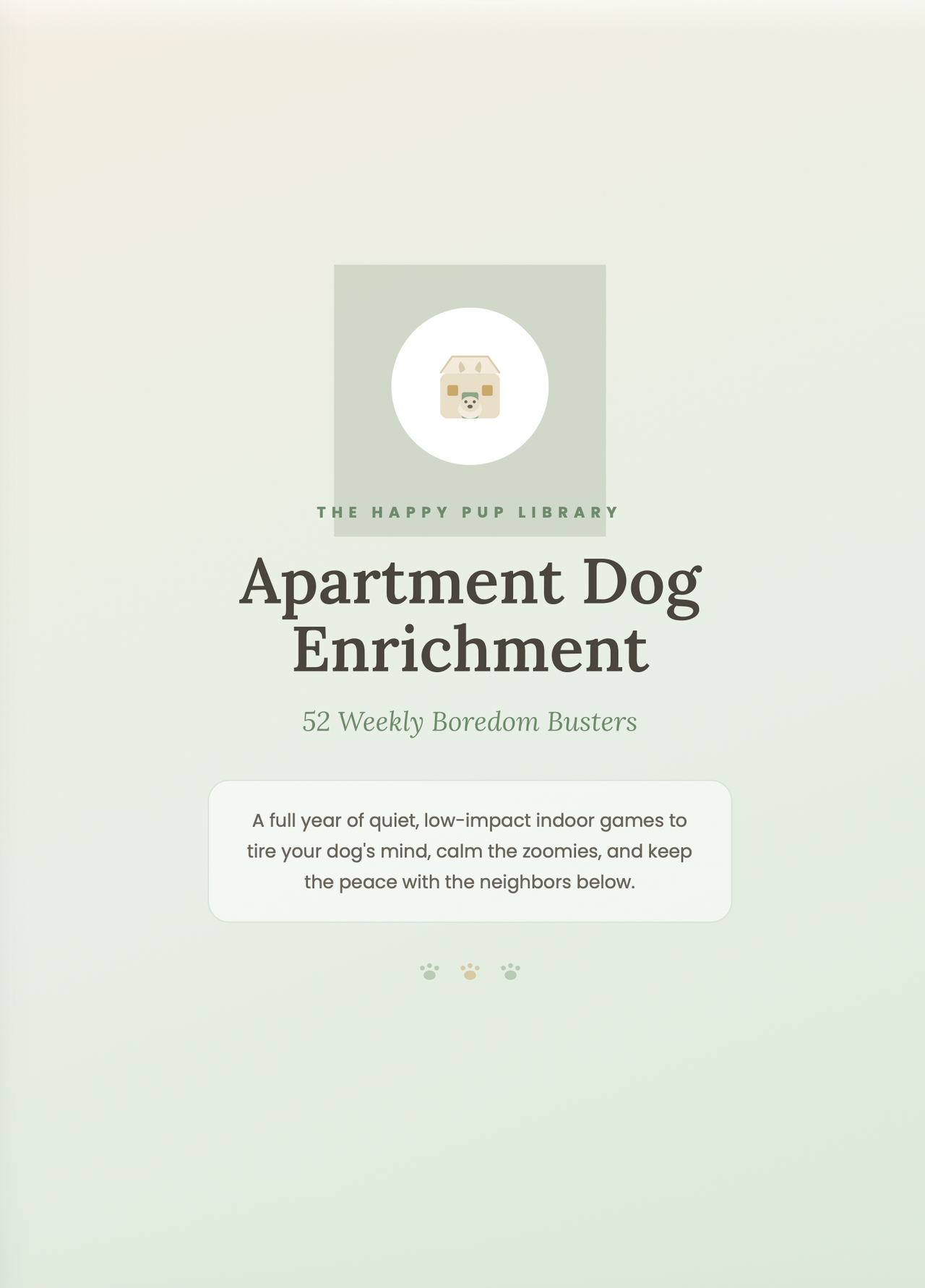 Apartment Dog Enrichment