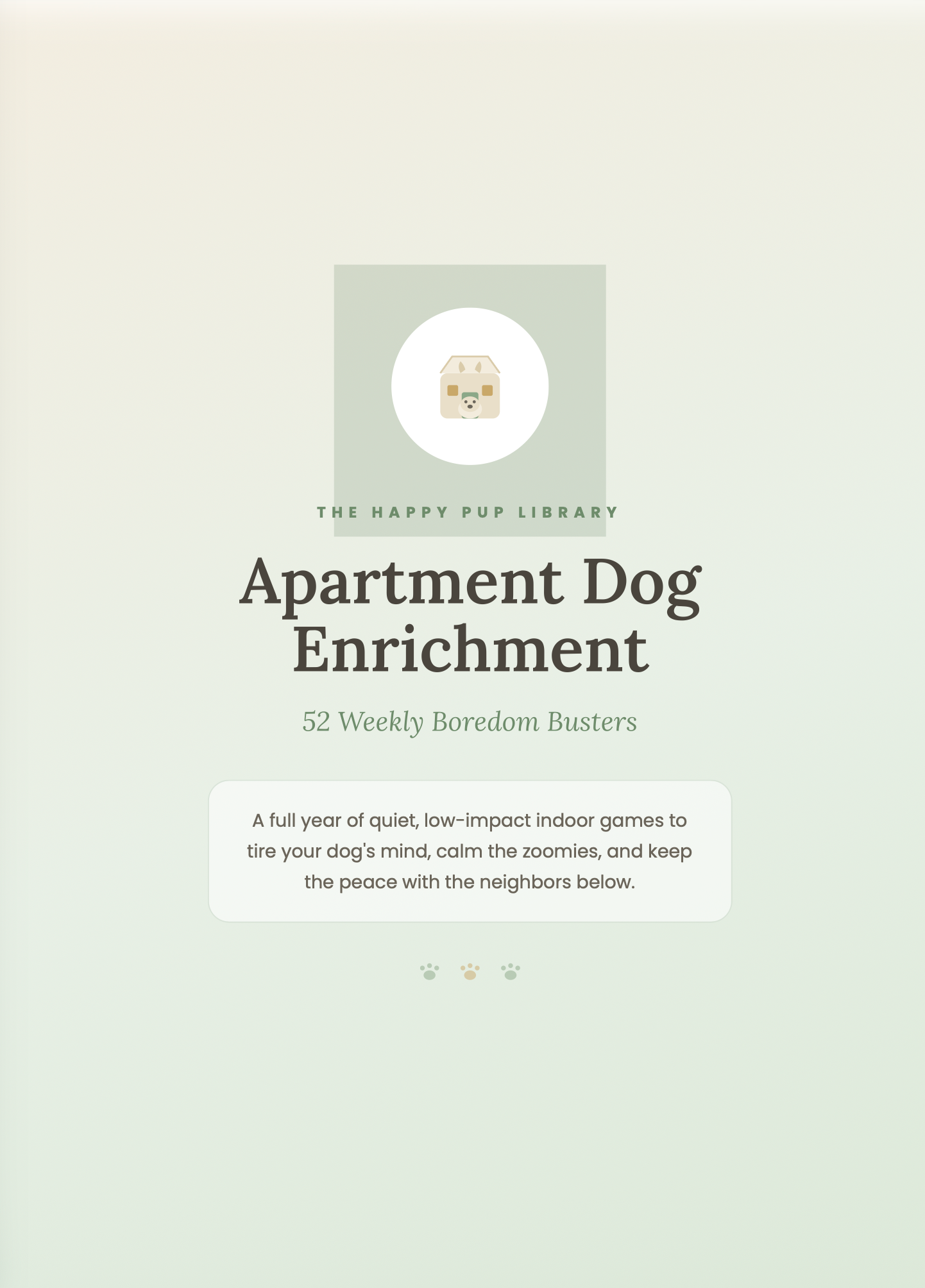 Apartment Dog Enrichment