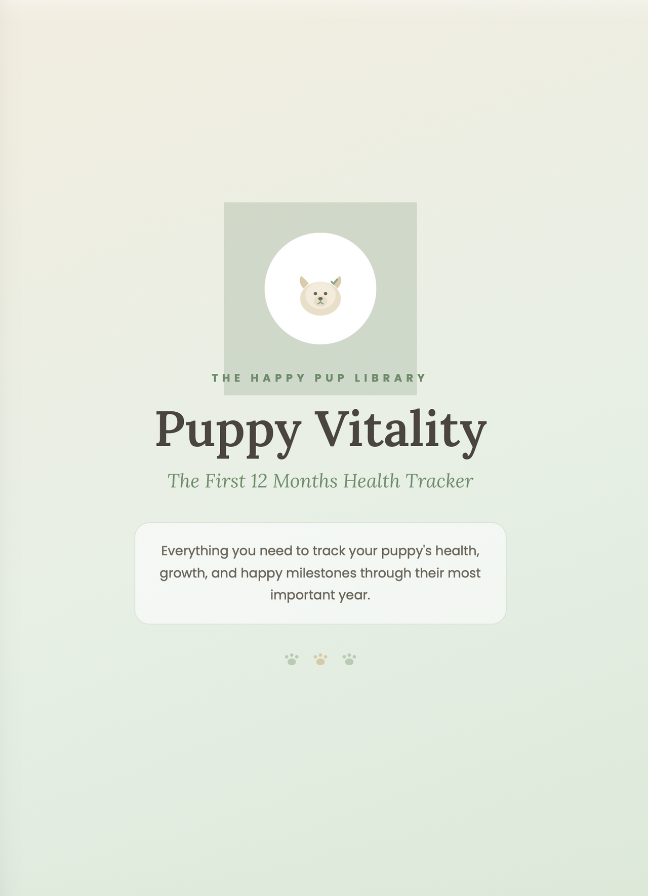Pup Vitality Tracker