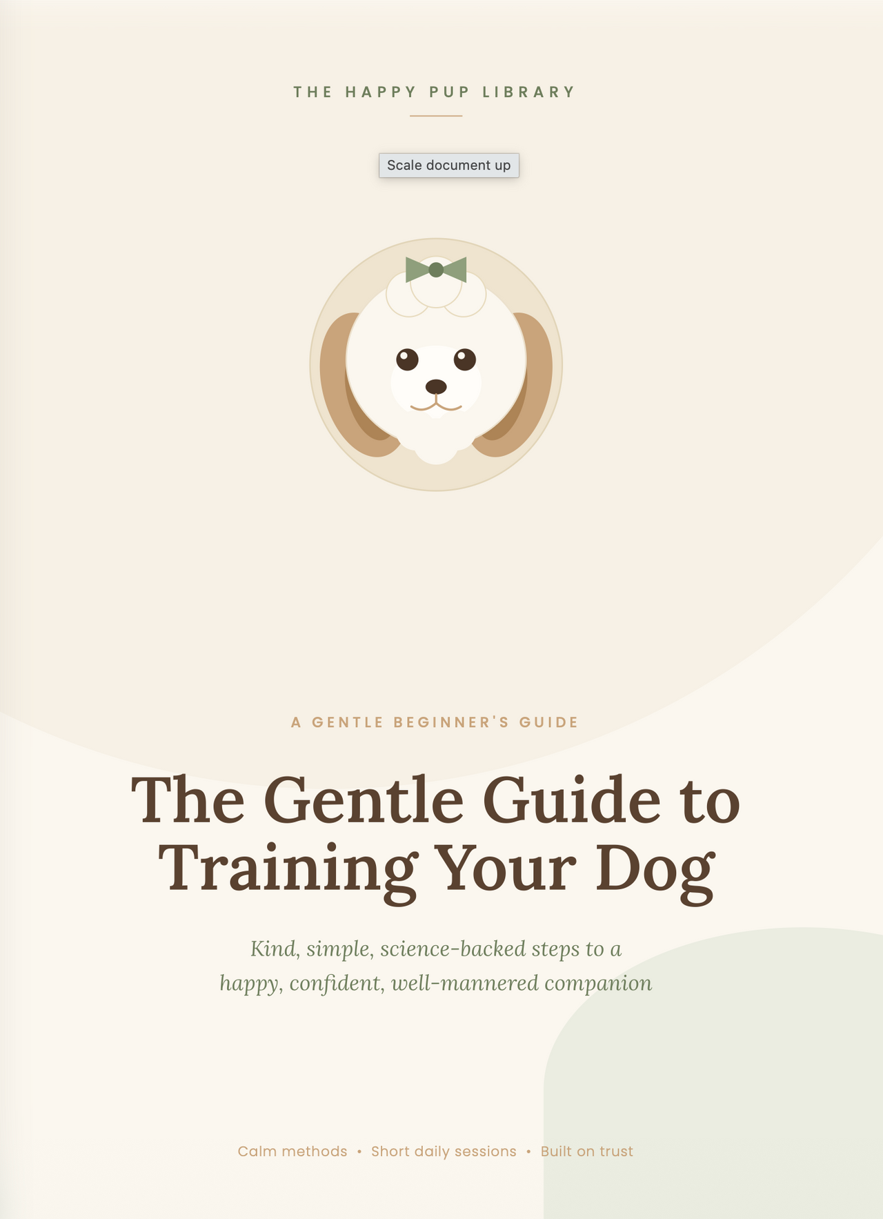 Gentle Dog Training Guide