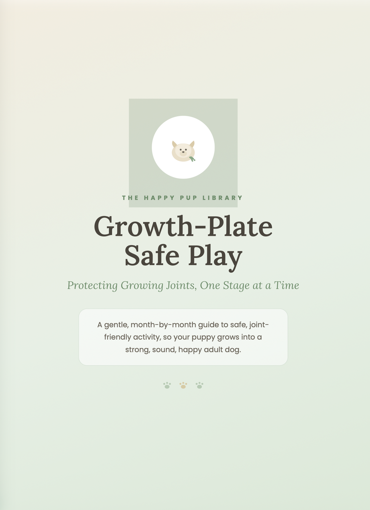 Growth - Plate Safe Play