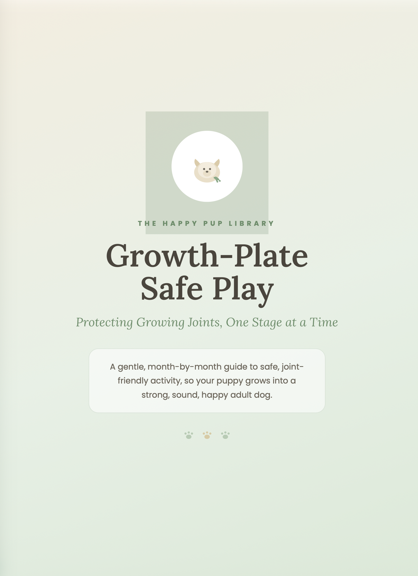 Growth - Plate Safe Play